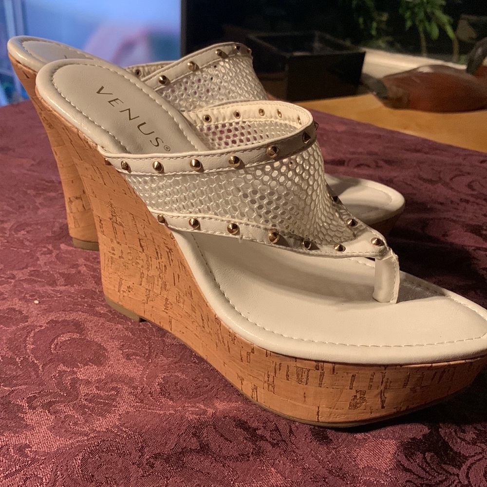 Sexy Mesh Wedge Sandal